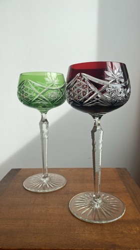 Lot verres vin - à, en