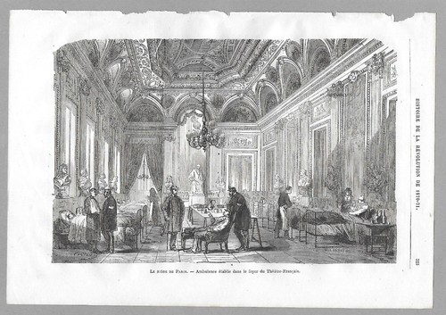 Gravure guerre 1870 - guerre,