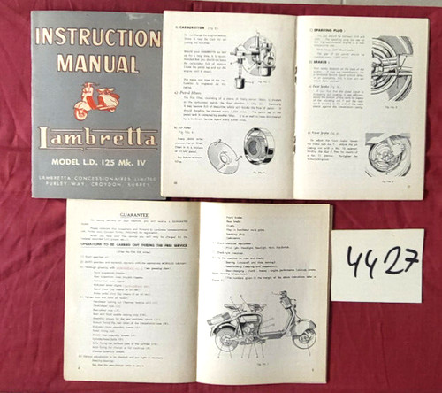 4427 lambretta model - n°,