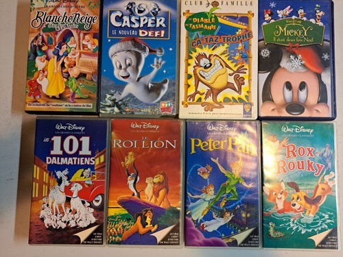 Lot cassettes walt disney - lot,