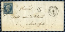 Napoléon YT#22 s/lettre de