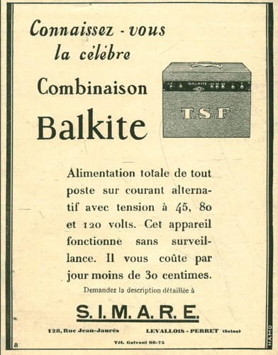 Publicité ancienne f - publicité,