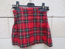 JUPE écossaise KILT VINTAGE SCOTT laine wool 70's made in Scotland 5 / 6 ans