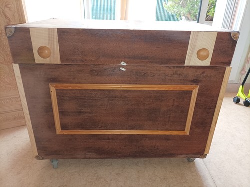 Coffre ancien bois - coffre, en