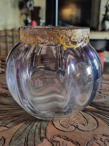 Vase irisé art - irisé, verre