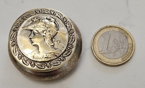 Ancien poudrier boîte - ancien,