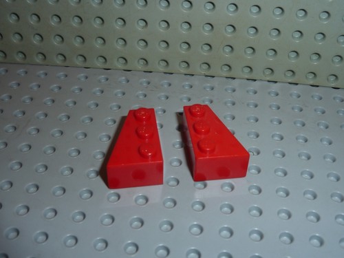 Lego red wedges ref 6564 - red,