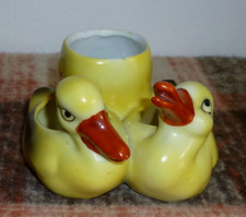Ancienne salière ART DECO en porcelaine " les canards "