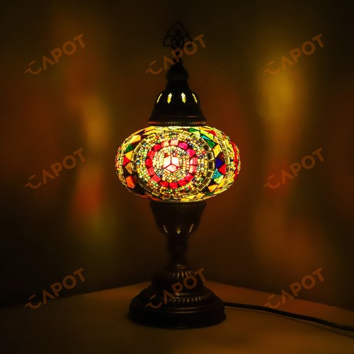 Lampe bureau mosaïque - lampe, de