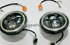 2 x 7 " LED Phare H4 Angel Eyes DRL Clignotant Pour Hummer H1 H2 2003-2009