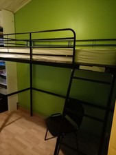 Lit mezzanine 90 x 190 cm en