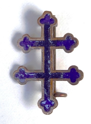 Broche patriotique croix - broche,