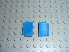 2 x LEGO Bleu Window 1 x 2 x 2 Shutter / 3582 Set 1074/135/145/6379/933/7760/910