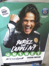 Affiche FOOTBALL 120X170 PARIS SAINT GERMAIN  PSG  UNIBET CAVANI
