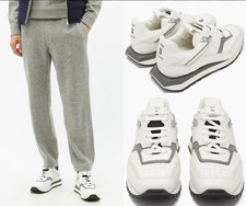 Berluti Fly Signature En Cuir Baskets Chaussures Neuves 41