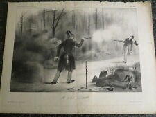 GRANDVILLE Litho CARICATURE