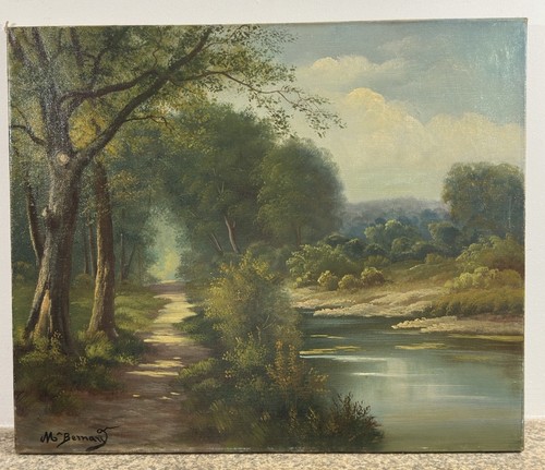 Ancienne huile sur toile
