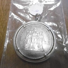 Pièce De 50 Francs Argent Ainsi Que Le Cerclage En Argent 1978