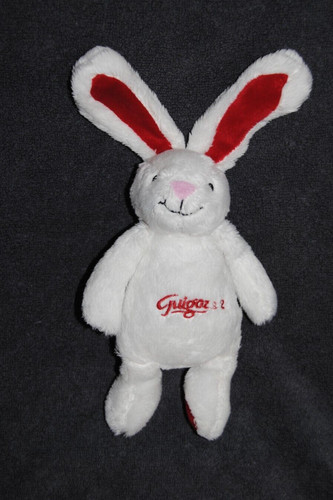 Doudou lapin blanc - lapin,