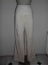 PANTALON FEMME MATERNITE TIFFANY ROSE BEIGE LARGE BANDE ELASTIQUE VENTRE T:L
