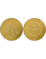 France 20 Francs Platine