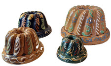 LOT DE 4 MOULES À KOUGELHOPF