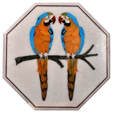 18 " Marbre Blanc Table Top