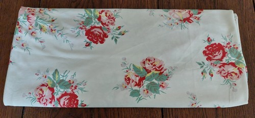 Coupon tissu jersey - coupon, fleuri