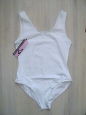 Dance Direct Plume dance ballet Justaucorps blanc Fille 10 ans