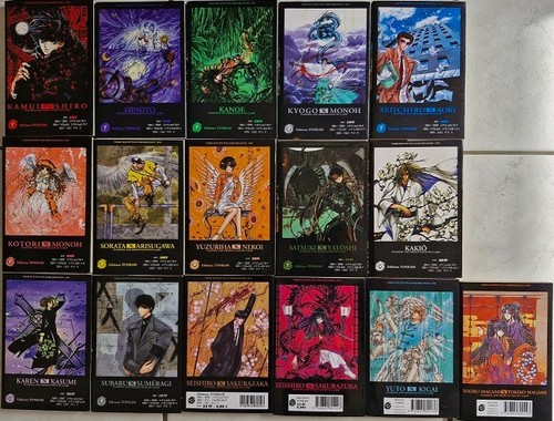 Lot mangas x - mangas, clamp