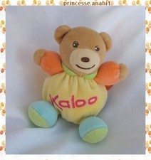 Doudou Peluche Mini Ours Jaune