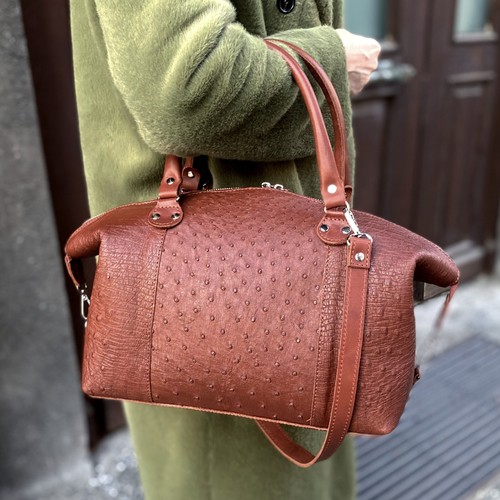 Sac main cuir - à, en