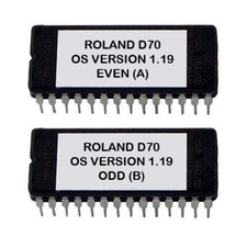 Roland D-70 - OS Upgrade Update 1.19 Please Read Description Eprom ROM D70
