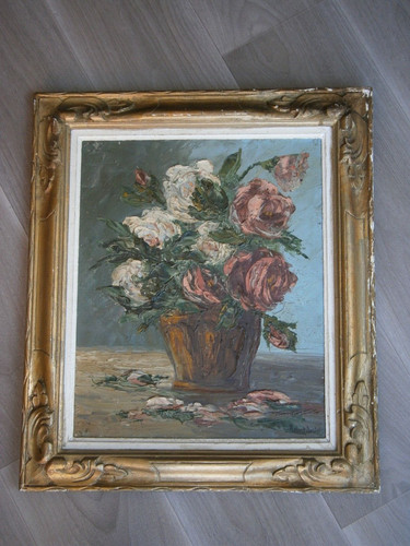 Peinture huile sur toile - huile,