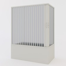 PAROI PARE-BAIGNOIRE DOUCHE PLIANTE PVC BLANC OUVERTURE CENTRALE H 150 RECTANGLE