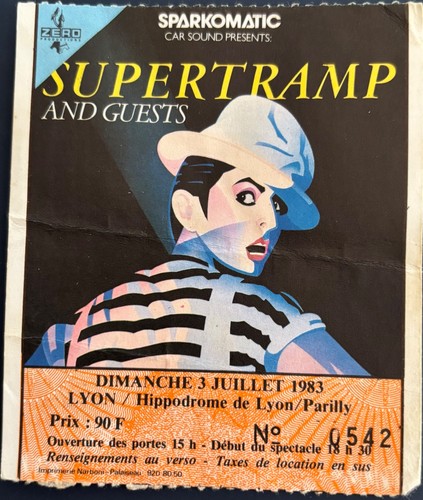 Billet concert supertramp - concert,