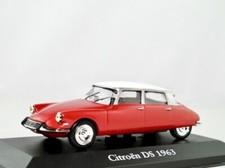 ATLAS - Voiture de 1963 couleur rouge – CITROEN DS - 1/43 - ATL2891005
