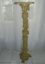 VINTAGE SUPERBE COLONNE EN RESINE POUR LAMPE PLANTE POT DE FLEUR Hauteur 1M