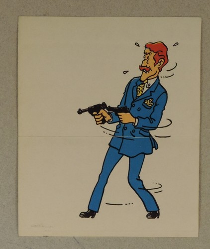 Herge tintin autocollant vol - herge,