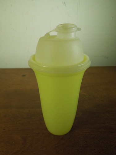 Vintage yellow tupperware - vintage,