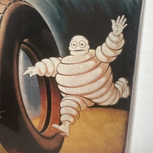 Michelin sign bibendum - michelin, w/
