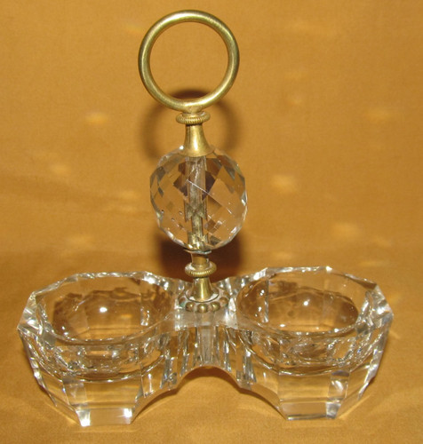 Salière cristal taillé - salière, en