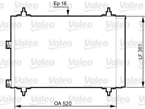Condenseur climatisation valeo - condenseur,