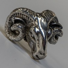 RAM Tête Bague de Mort .925