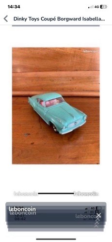 Dinky toys borgward - toys,