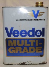 Ancien bidon huile plein