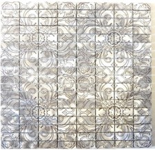 Mosaïque carreau aluminium