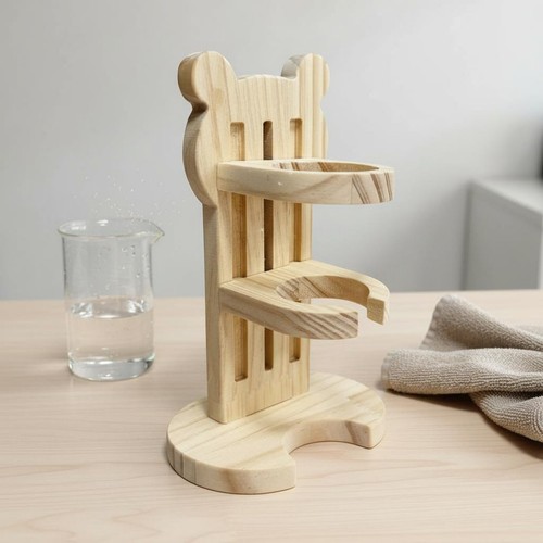 Biberon sur pied anti - sur, anti-fuite