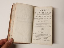 Ancien Livre "Avis aux mères"