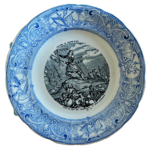 Assiette faïence gien - en,